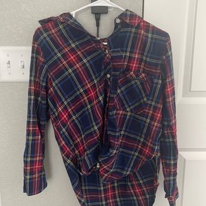 Aerie-women's xs flannel button down